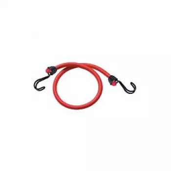 Master Lock 3020EURDAT kaksivaijerinen koukkukiristyshihna matkatavaroille - 0,6 m - 40 kg - punainen - 2 kpl