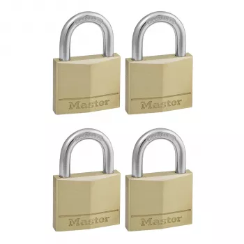 Master Lock riippulukkopakkaus 4-osainen 50 mm samalla avaimella 150EURQNOP
