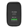 PORT Designs seinälaturi USB-C PD 65W GaN EU-pistoke musta