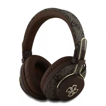 GUESS langaton Bluetooth-kuulokemikrofoni 4G Metal Logo ruskea GUBHS72P4FC4MW