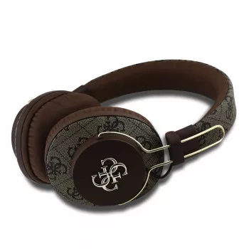 GUESS langaton Bluetooth-kuulokemikrofoni 4G Metal Logo ruskea GUBHS72P4FC4MW