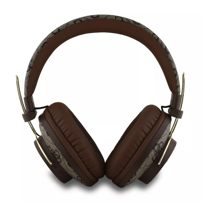 GUESS langaton Bluetooth-kuulokemikrofoni 4G Metal Logo ruskea GUBHS72P4FC4MW