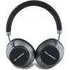 Karl Lagerfeld Saffiano Metal Logo langattomat Bluetooth on-ear-kuulokkeet musta