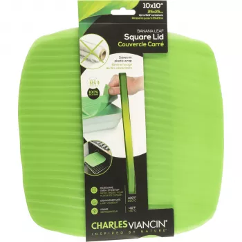 Charles Viancin BANANA LEAF 25x25 cm silikonikansi vihreä