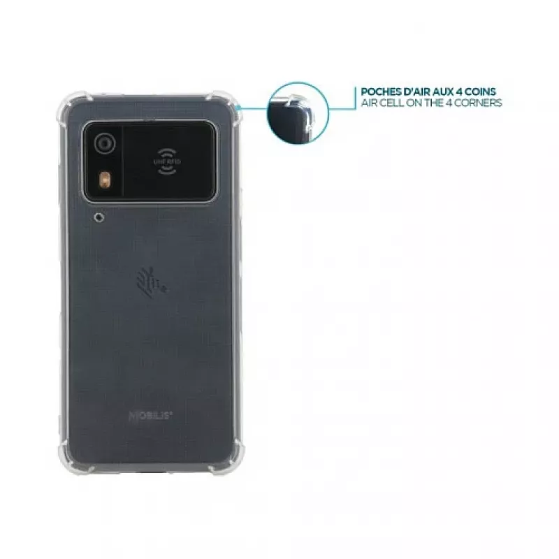 Mobilis R Series kirkas pehmeä kotelo Zebra EM45 -laitteelle
