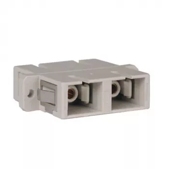 Tripp Duplex kuituoptinen MMF/SMF monimuotoyksimuotoliitin SC/SC - verkkoliitin - SC monimuoto (beige)
