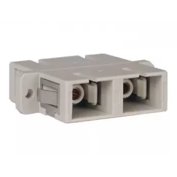 Tripp Duplex kuituoptinen MMF/SMF monimuotoyksimuotoliitin SC/SC - verkkoliitin - SC monimuoto (beige)