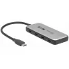 Eaton Tripp Lite Series 4-porttinen USB-C-keskitin, USB 3.2 Gen 2 (10 Gbps) - musta