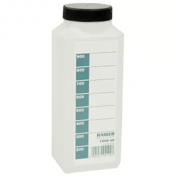 KAISER FOTOTECHNIK kemikaalipullo 1000ml valkoinen 4192