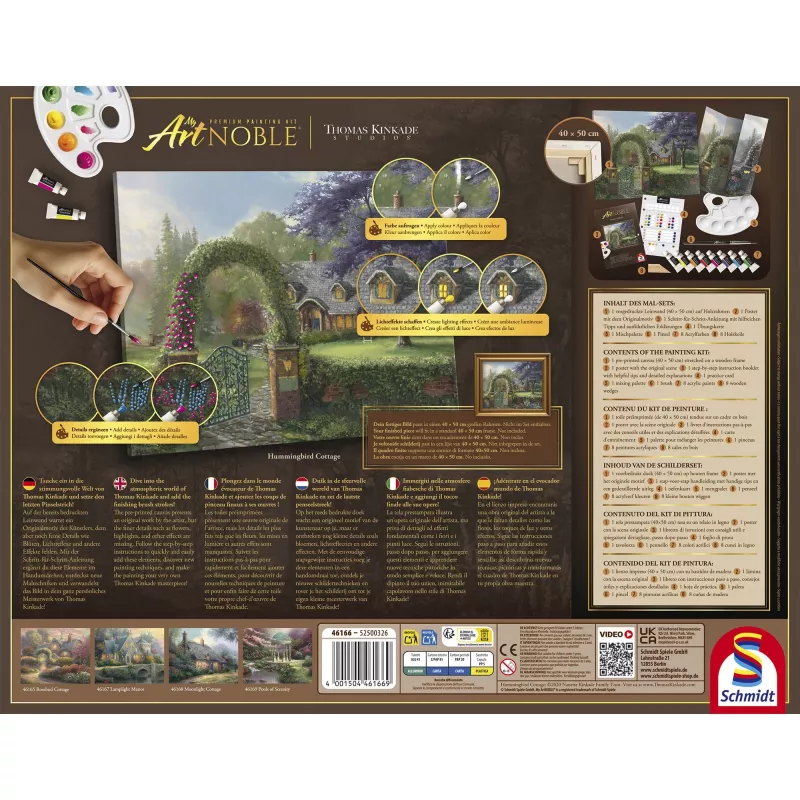 Schmidt My ArtNOBLE Thomas Kinkade - Hummingbird Cottage 1000 palan palapeli