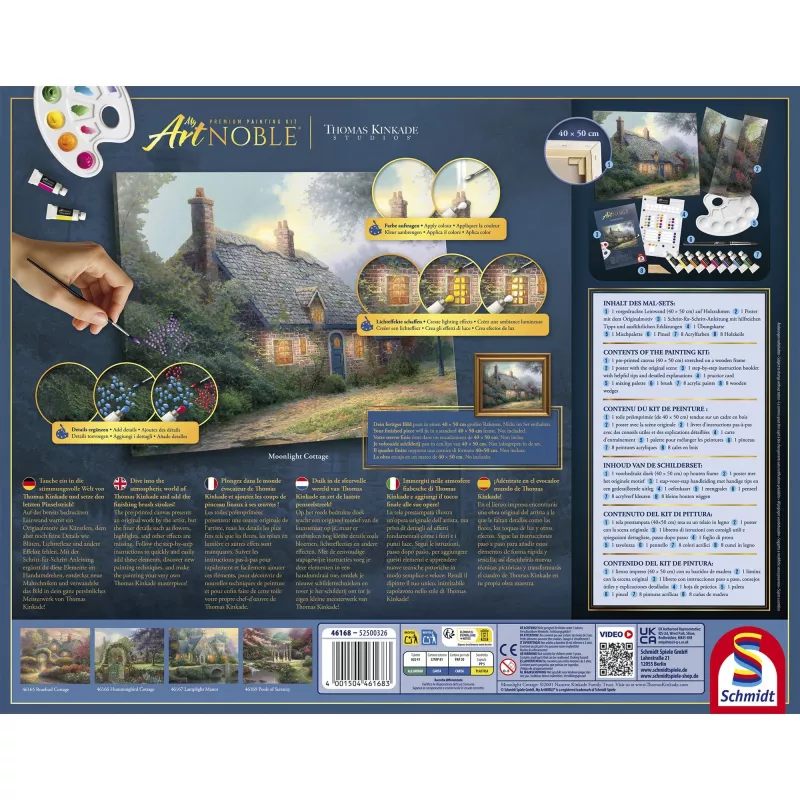 Schmidt My ArtNOBLE Thomas Kinkade - Moonlight Cottage 1000 palan palapeli