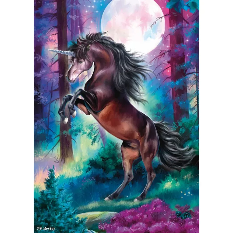 Schmidt Spiele Einhorn bei Vollmond 1000 palan palapeli