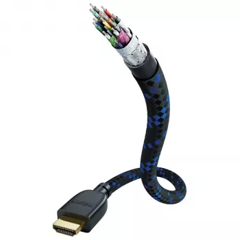 IN-AKUSTIK Premium II HDMI 2.1 48G Ultra High Speed kaapeli Ethernetillä 3 m