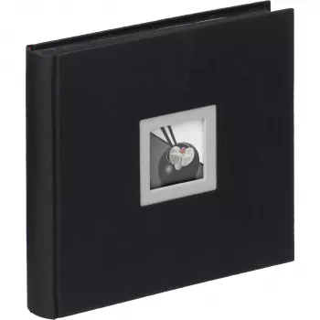 Walther Design FA-209-B kirjasidottu jumbo-valokuva-albumi musta 50 lehteä 26x26 cm