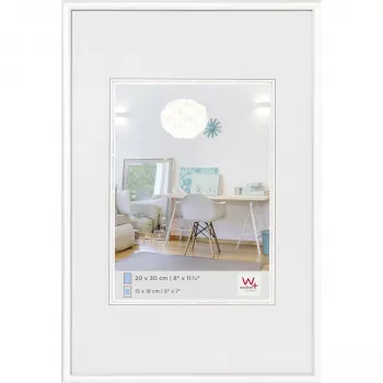 Walther Design New Lifestyle 20x30 valokuvakehys muovi valkoinen 13x18 cm