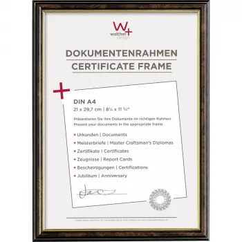 WALTHER Smell DIN A4 muovinen kansio pähkinä JD130N