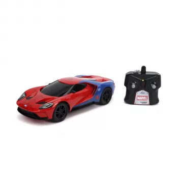 Jada Toys Marvel Spider-Man RC 2017 Ford GT 1:16 2,4 GHz aloittelijan pienoismalli