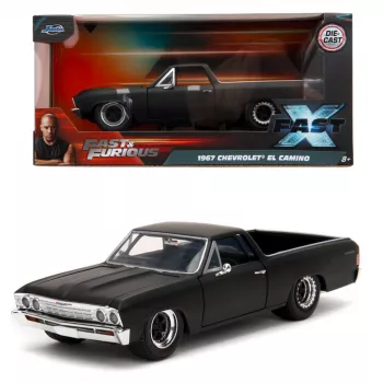 Jada Fast & Furious 1967 Chevrolet El Camino 1:24 die-cast pienoismalli (hopea)