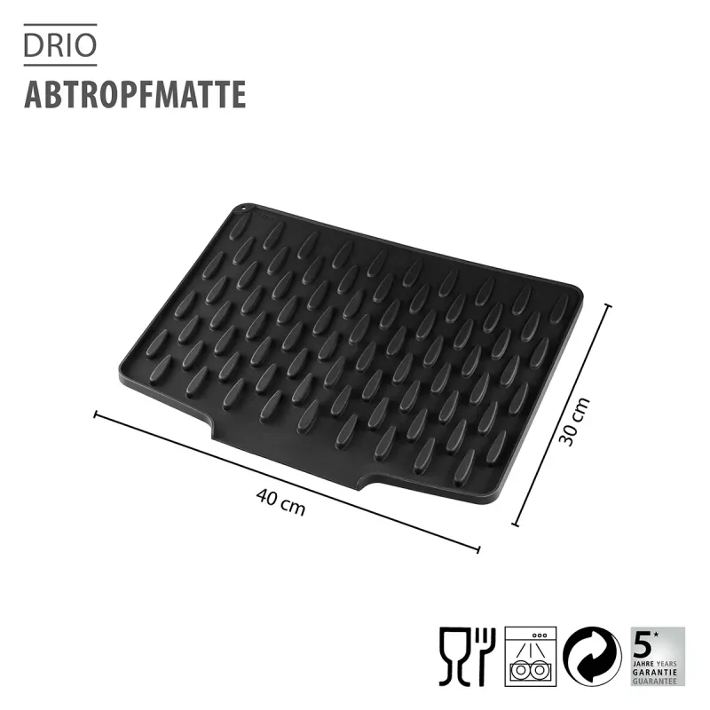 GEFU DRIO kuivausmatto antrasiitti
