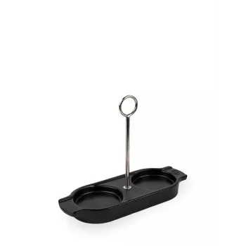 Peugeot Linea Ceramic Mill tippa-alusta satiinimusta 18 cm