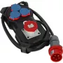 Brennenstuhl Power Station CEE 400V/16A, 3x230V/16A, 2 m kaapeli, IP44, 6 pistorasiaa