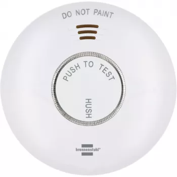 Brennenstuhl Connect WiFi RM A 3020 älykäs palovaroitin, jossa sovellusohjaus, paristokäyttöinen, 120 mm x 36 mm, valkoinen