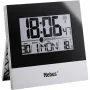 Mebus 41787 radioseinä kello, hopea/valkoinen, 30 cm, DCF77