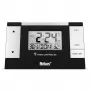 MEBUS 51059 digitaalinen herätyskello - musta/hopea - LCD-näyttö - 12/24 h - akku - Micro-USB