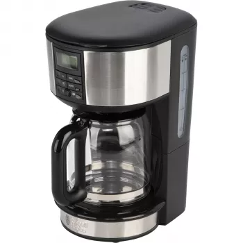 Russell Hobbs Buckingham 20680-56 puoliautomaattinen suodatinkahvinkeitin, 1,25 l, 1000 W, musta/hopea