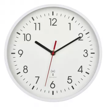 TFA Dostmann 60.3550.02 radio-seinäkello 24,5 cm x 4,2 cm valkoinen