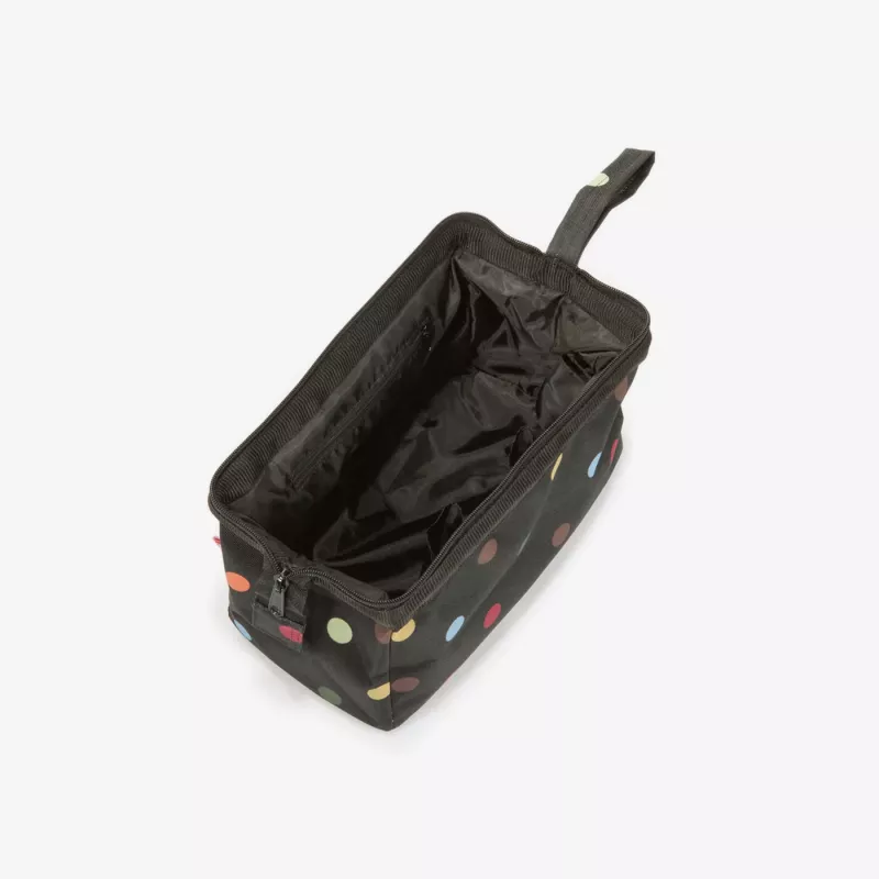 Reisenthel WC7009 Travel Cosmetic Dots toilettilaukku - monivärinen polyesteri vetoketjulla, 3 taskua
