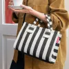Reisenthel dailyshopper XS summerstripes musta