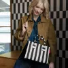 Reisenthel dailyshopper XS summerstripes musta