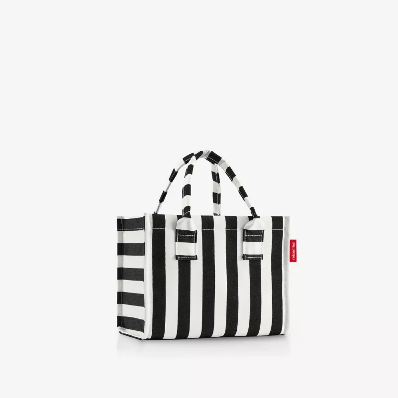 Reisenthel dailyshopper XS summerstripes musta