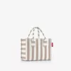 Reisenthel dailyshopper XS summerstripes coffee ostoskassi