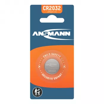 Ansmann 5020122 CR2032 litium-nappiparisto (3V, 230mAh) - 10 kpl:n pakkaus - hopea