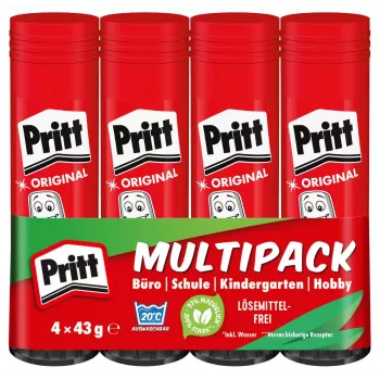 Pritt liimapuikot monipakkaus 4 x 43g 9H PK8MP