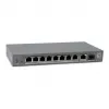 LevelOne PoE+ kytkin 8xGE PoE/1xGE/1xSFP 120W hallitsematon muovi