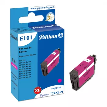 Pelikan E101 -yhteensopiva mustekasetti magenta High Yield (XL) Epson XP-450 XP-440 XP-430 XP-350 XP-340 XP-330 XP-250 XP-240 XP-235 - 1 kpl:n pakkaus
