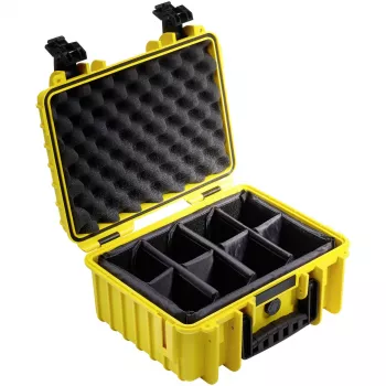 B&W Outdoor Case Type 3000 kova suojakotelo musta