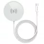 PEDEA langaton magneettinen latausalusta 15W - USB-C, hopea/valkoinen