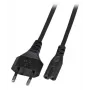 EFB Elektronik Euro-C7 virtakaapeli 180° musta 1 m 2 x 0,75 mm² EK502.1V2