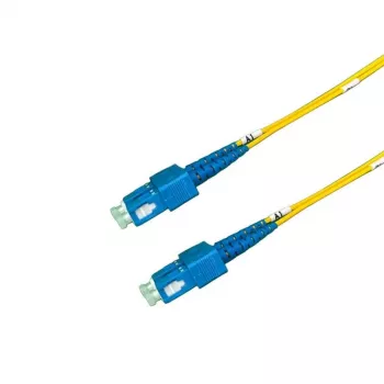 GRAFENTHAL OS2 yksimuotokuitukaapeli LC/UPC-LC/UPC duplex 1 m keltainen