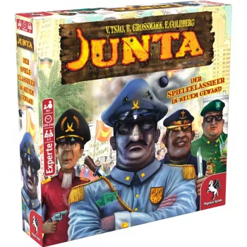 Pegasus Spiele Junta lautapeli - strategiaa, bluffia, neuvottelua - yli 16-vuotiaille - 4-7 pelaajaa - 120-240 min