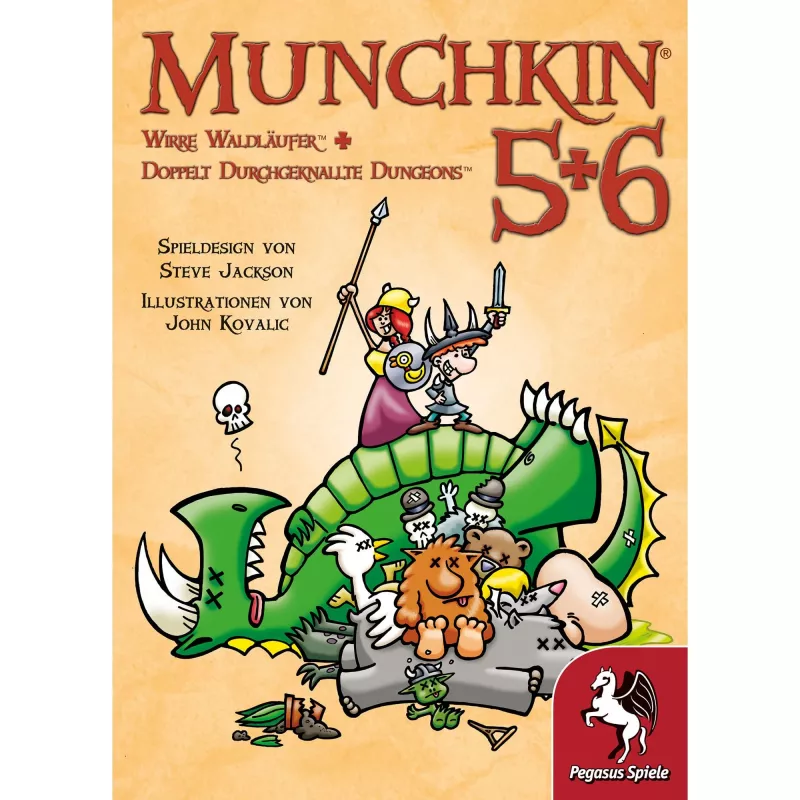 Pegasus Spiele Munchkin 5+6 lisäosa
