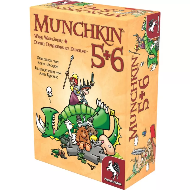 Pegasus Spiele Munchkin 5+6 lisäosa