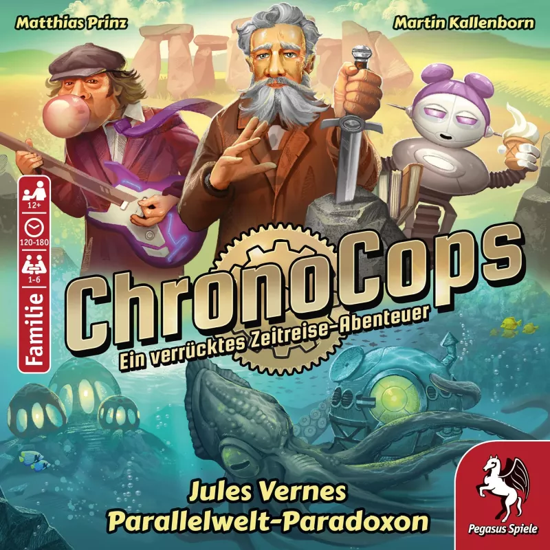 Pegasus Spiele ChronoCops - Jules Vernen rinnakkaismaailman paradoksi