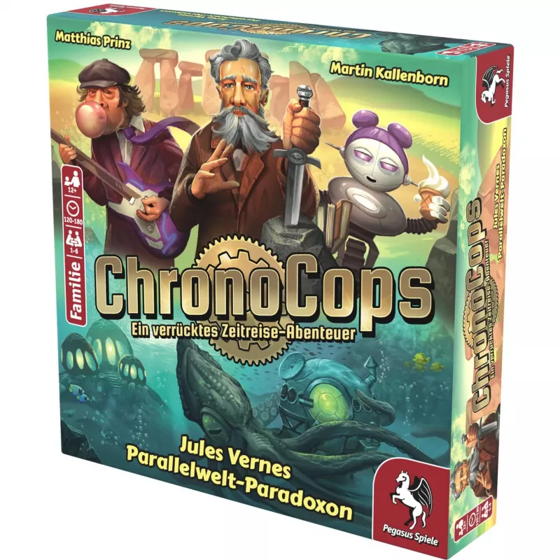 Pegasus Spiele ChronoCops - Jules Vernen rinnakkaismaailman paradoksi