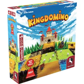 Pegasus Spiele Kingdomino uusintapainos Vuoden peli 2017