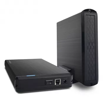FANTEC DB-G35U3-6G ulkoinen HDD-kotelo 3,5 inch SATA USB 3.0 6G USB-B alumiini musta (2582)
